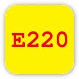 Что такое консервант е220 в сухофруктах?