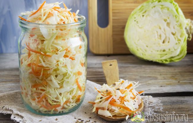 Салат из капусты и моркови с уксусом: лучшие рецепты