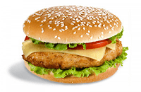 Сколько калорий в гамбургере